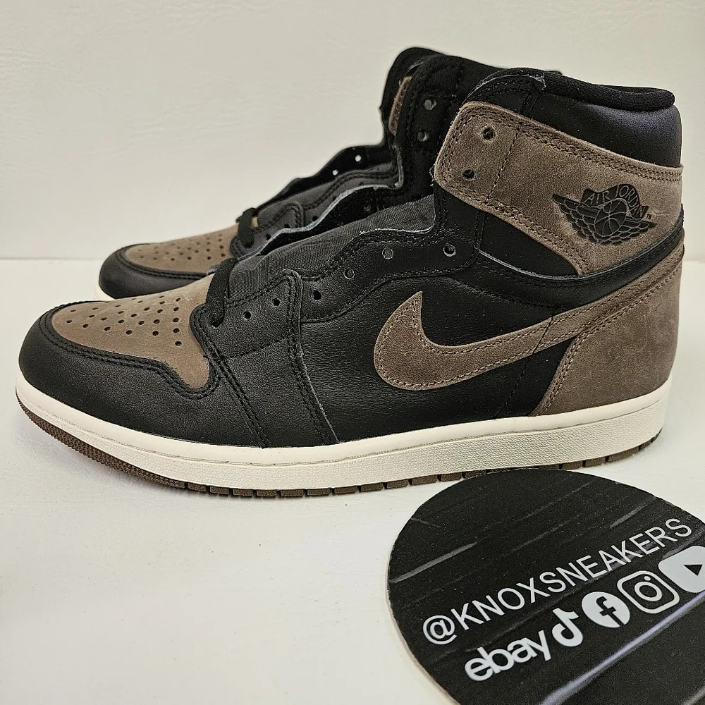 Air Jordan 1 Retro High OG Black Gold Palomino DZ5485 020 Men's Size 10.5